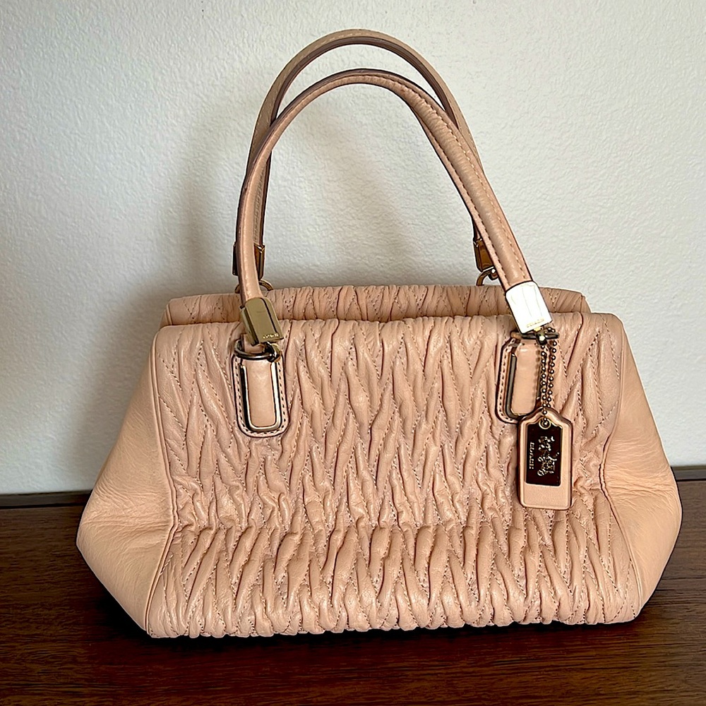 Pink Coach MADISON MINI SATCHEL